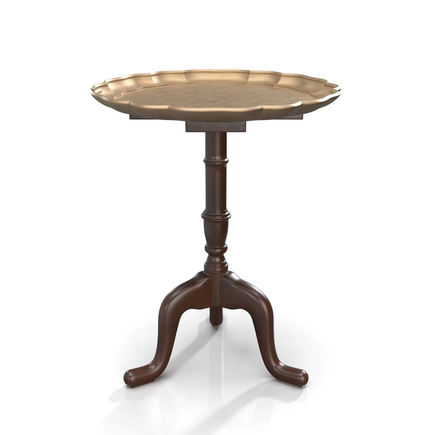 Tray Tilt Top Tripod Drinks Table PBR 3D Model_03